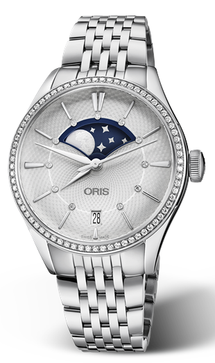 ORIS  Женские швейцарские часы, автоматический механизм, сталь, 36 мм